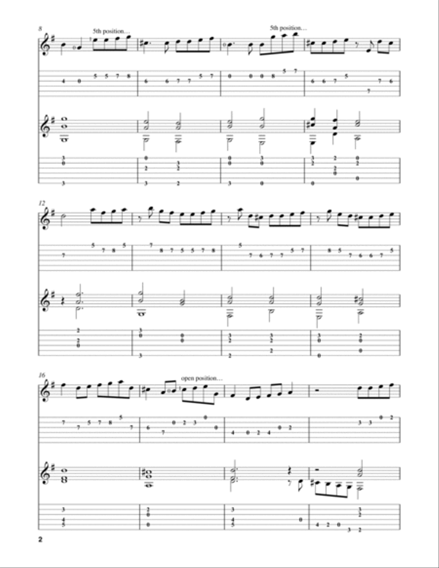 Allemande (from Lute Suite No. 19) Lute scores gallery preview page 2