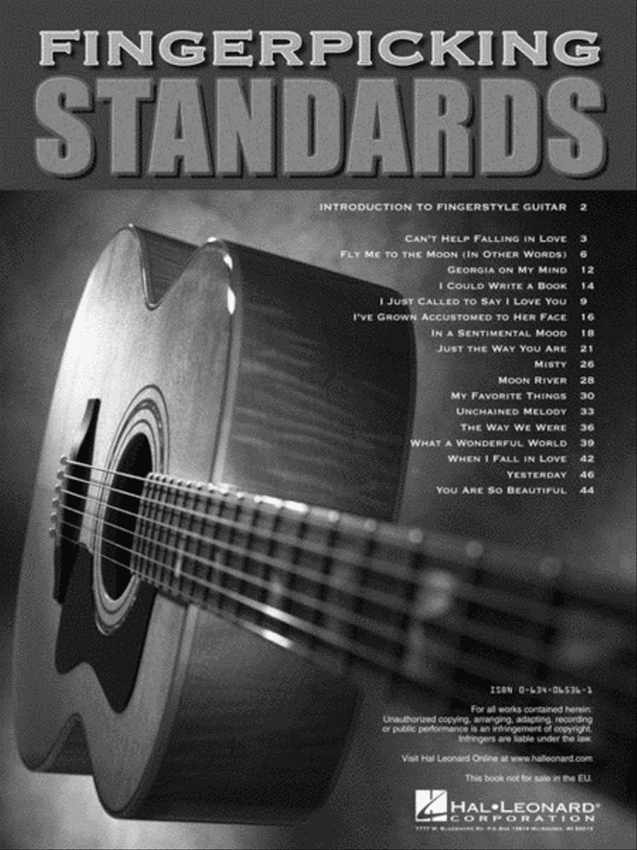 Fingerpicking Standards Electric Guitar scores gallery preview page 3