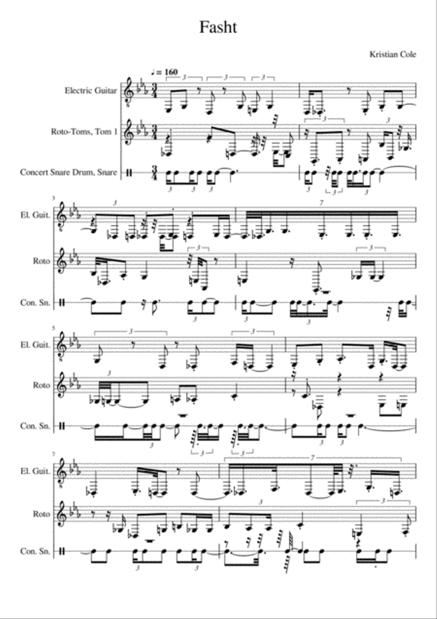 Fasht Small Ensemble scores gallery preview page 1