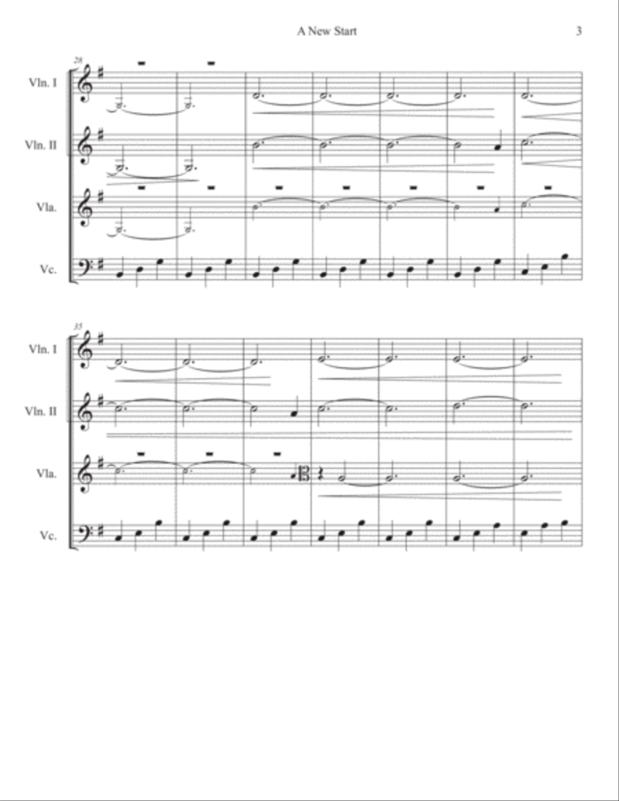 New Start String Quartet scores gallery preview page 3
