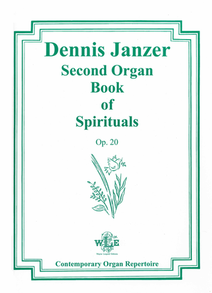 Book cover for Second Book of Spirituals, Op. 20