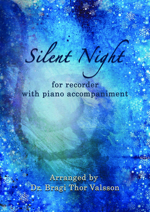 Silent Night - Recorder with Piano accompaniment