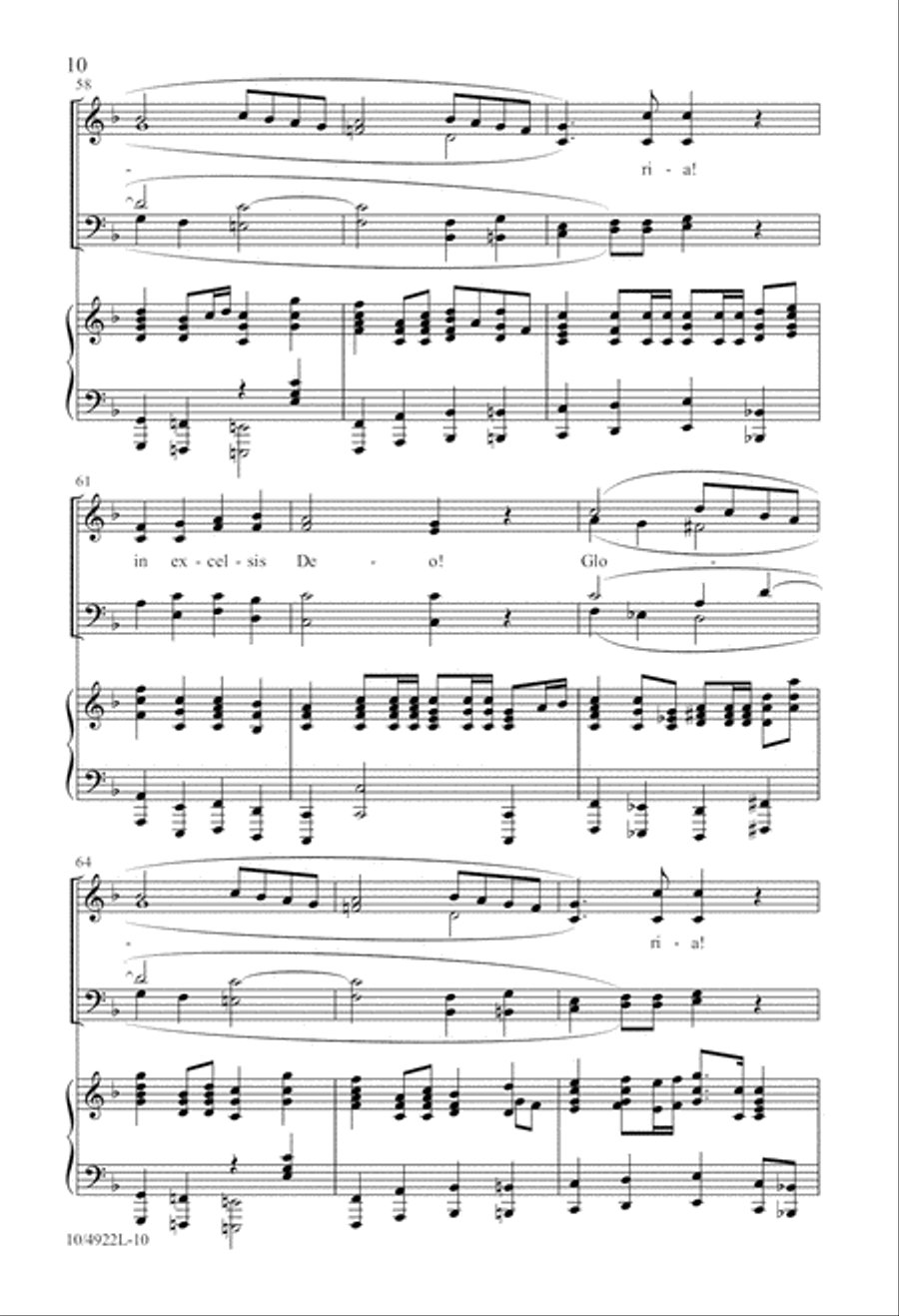 Born a Mighty King Born a Mighty King 4-Part scores gallery preview page 10