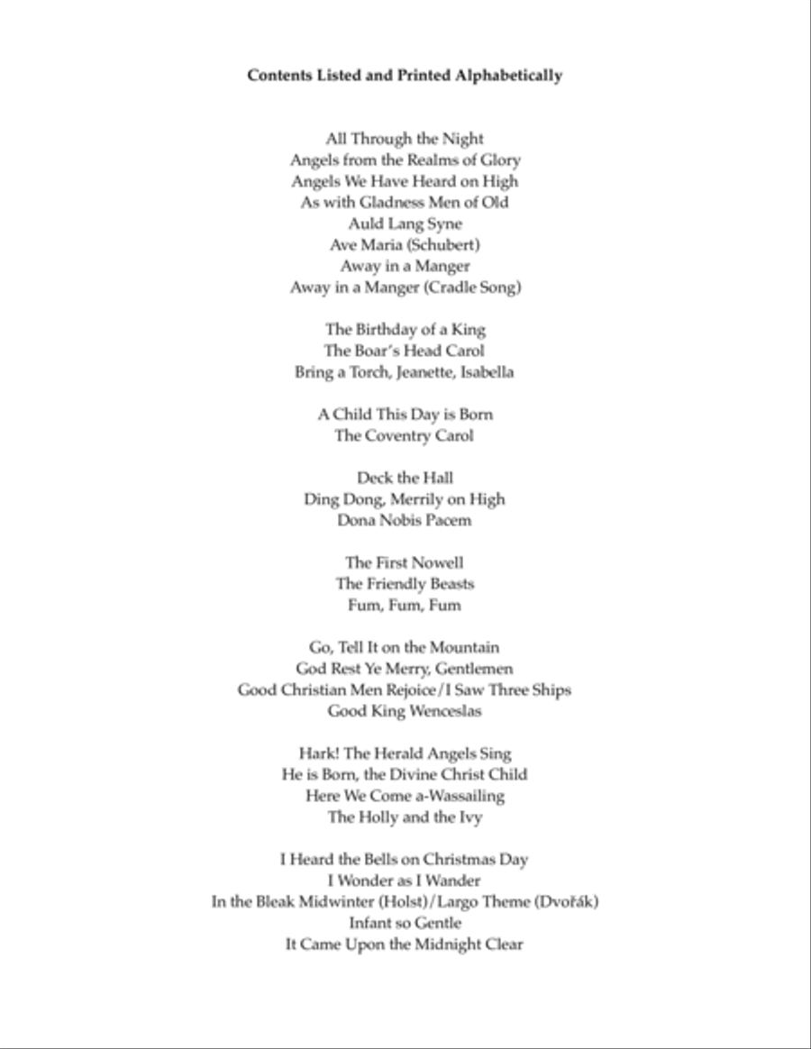 Christmas Duets for All Bass Instruments Small Ensemble scores gallery preview page 2