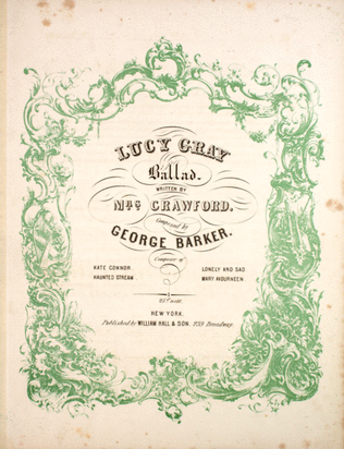 Book cover for Lucy Gray. Ballad