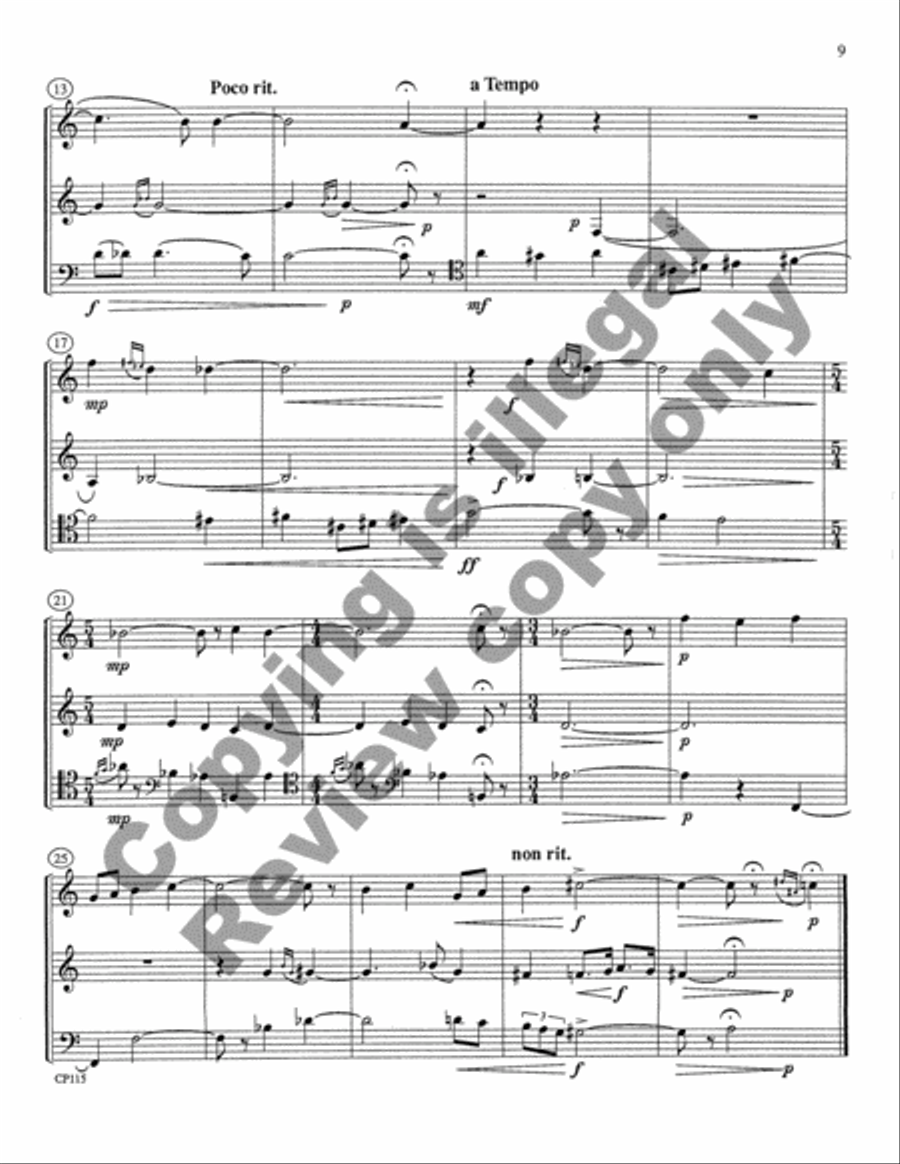 Woodwind Trio Woodwind Trio Woodwind Trio scores gallery preview page 6