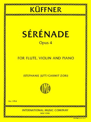 Serenade, Opus 4, For Flute, Violin And Piano