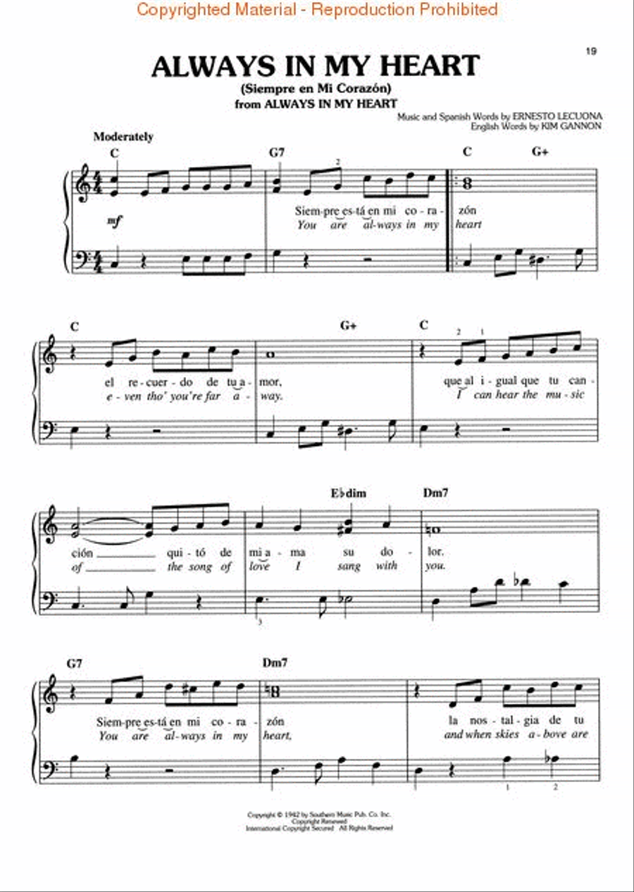 Jazz Standards Easy Piano scores gallery preview page 3