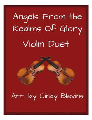 Angels From the Realms of Glory, for Violin Duet