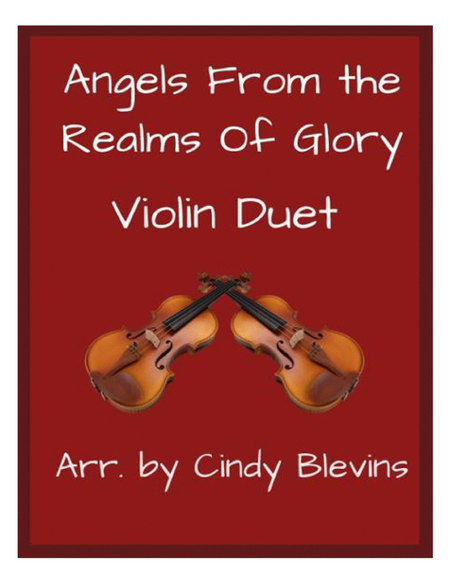 Angels From the Realms of Glory, for Violin Duet image number null