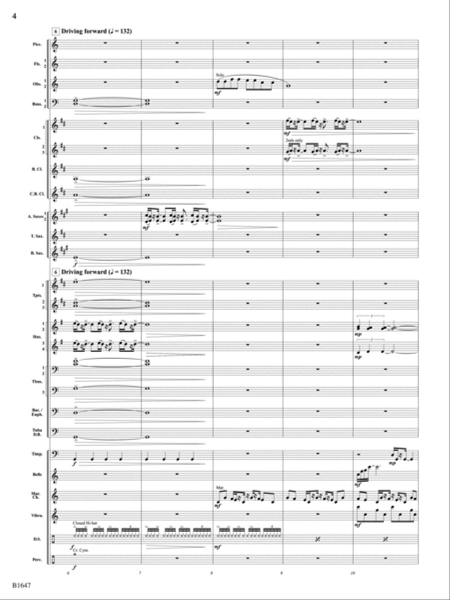 Backstage Pass: Score Backstage Pass: Score Concert Band scores gallery preview page 4