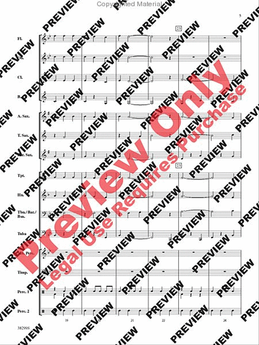 De Colores Concert Band scores gallery preview page 6