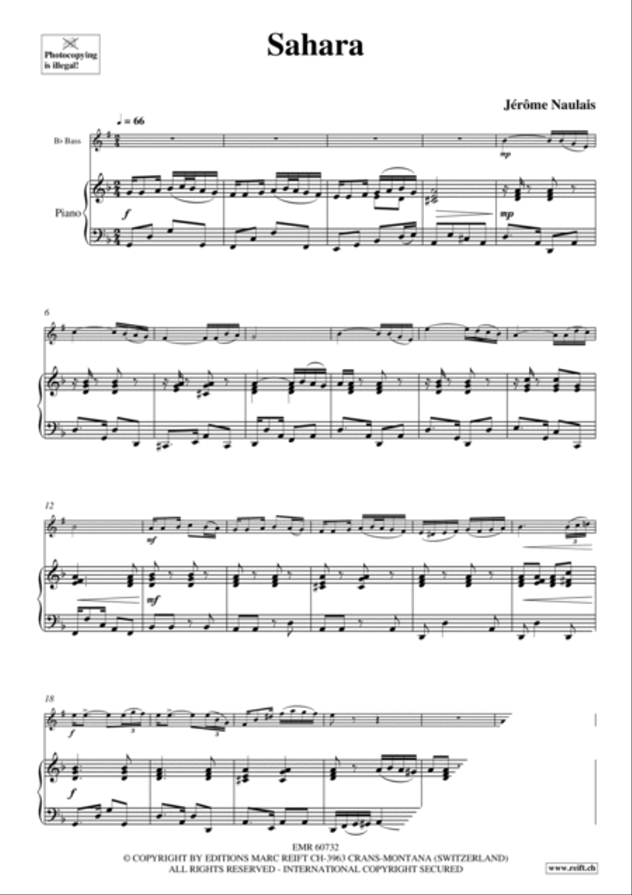 Sahara Voice Solo scores gallery preview page 4