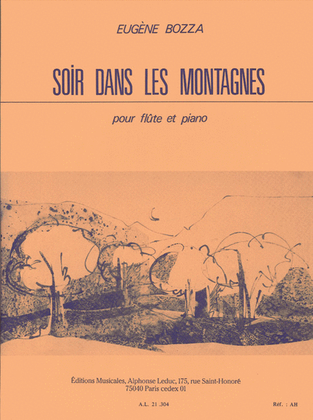 Book cover for Soir Dans Les Montagnes Flute Traversiere Et Piano