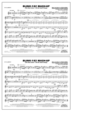 Book cover for Blink-182 Mash-Up - Bb Clarinet