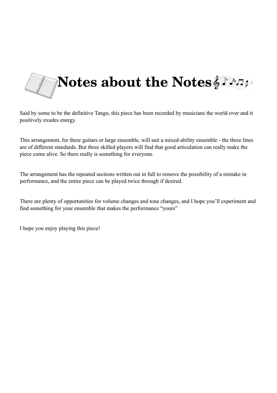 El Choclo Guitar Ensemble scores gallery preview page 3