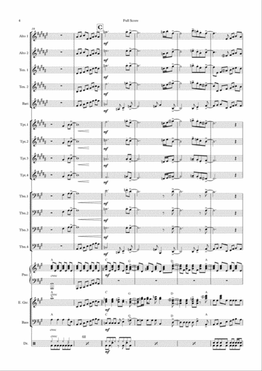 I'll Be There Saxophone scores gallery preview page 4