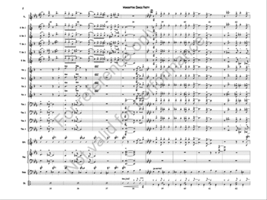 Manhattan Dance Party Jazz Ensemble scores gallery preview page 7