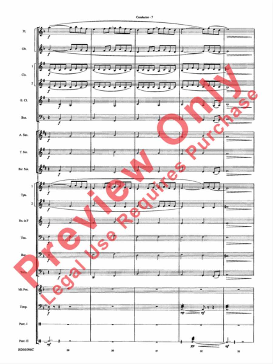 Pavane (Pour Une Infante Defunte) Concert Band scores gallery preview page 9