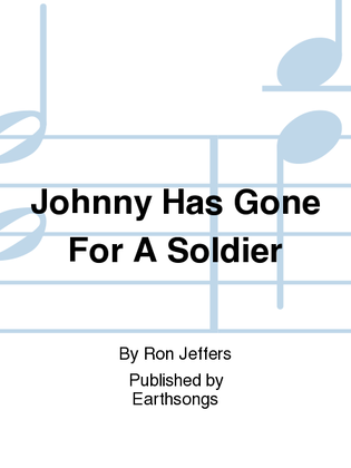 Book cover for johnny has gone for a soldier