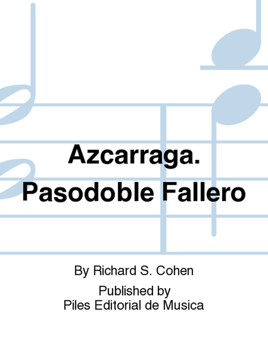 Azcarraga. Pasodoble Fallero image number null