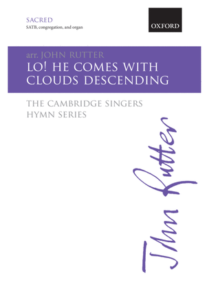 Book cover for Lo! he comes with clouds descending