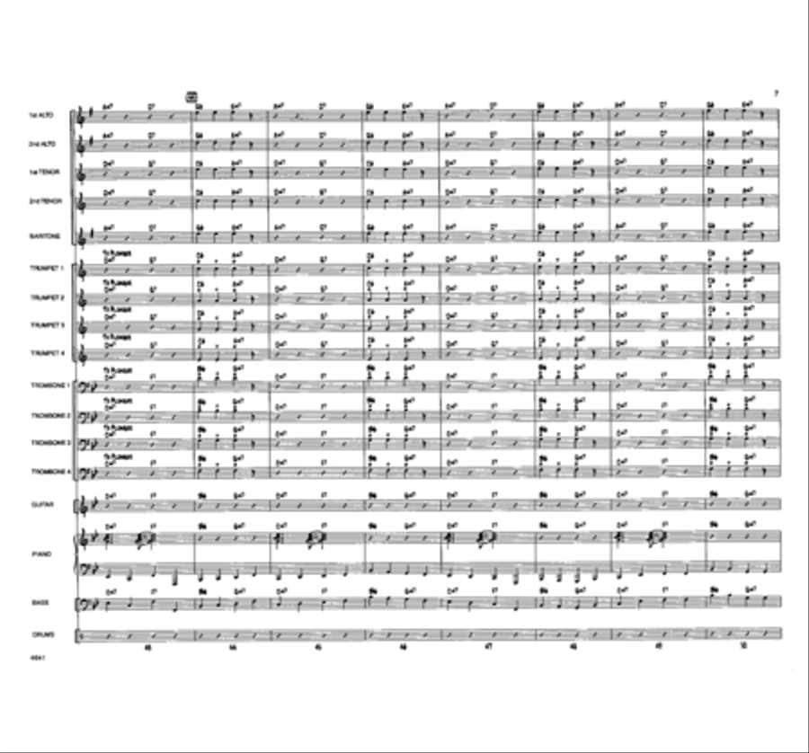 Pee Wee's Back In Town Jazz Ensemble - Sheet Music page 12