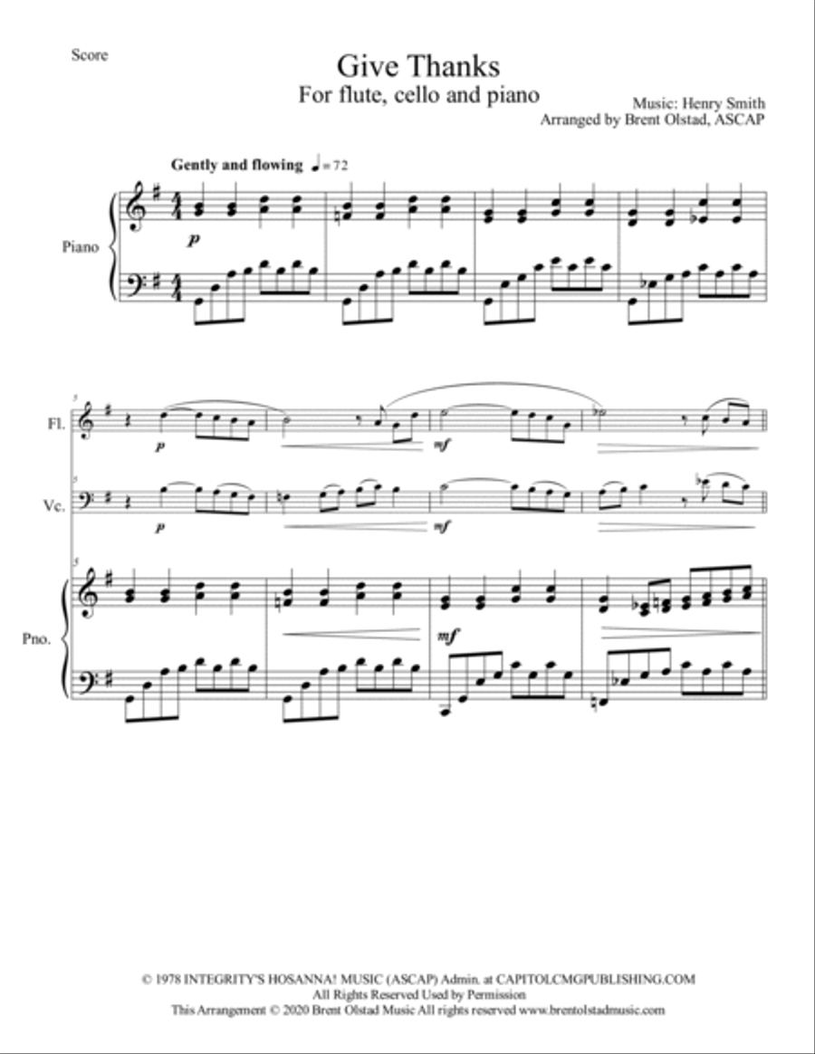 Give Thanks Flute scores gallery preview page 2