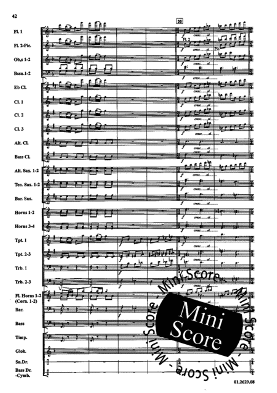 Musica Para Banda Concert Band scores gallery preview page 46