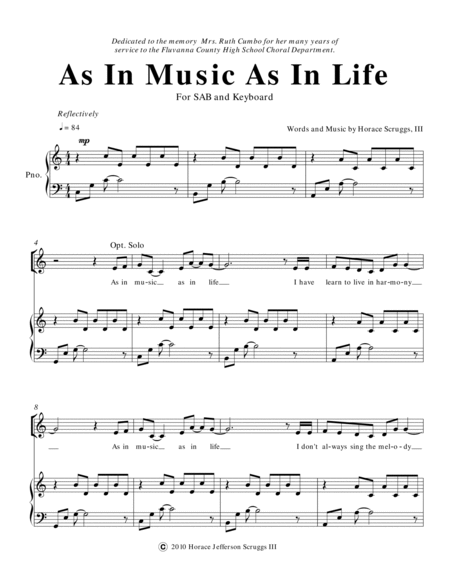 As In Music As In Life image number null