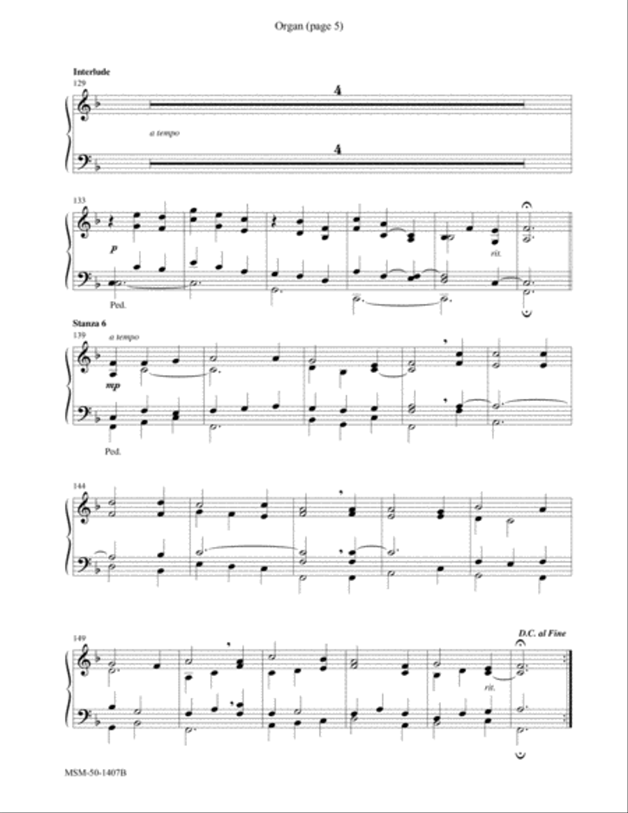 The Friendly Beasts Choir scores gallery preview page 5