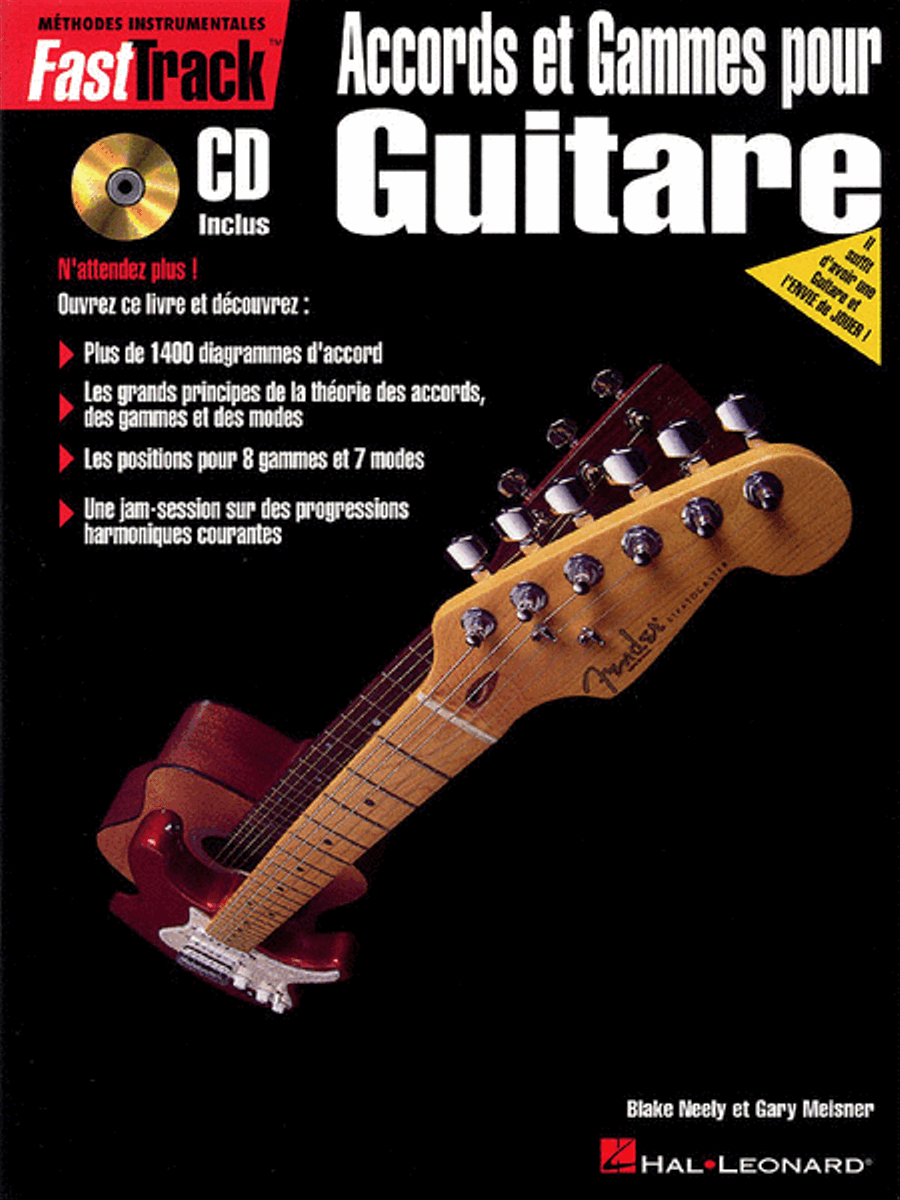 FastTrack Guitar Chords & Scales – French Edition Guitar Tablature scores gallery preview page 1