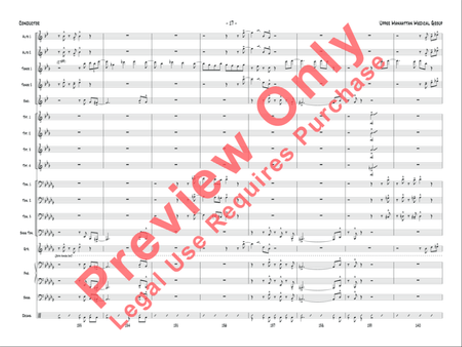 Upper Manhattan Medical Group Jazz Ensemble scores gallery preview page 18