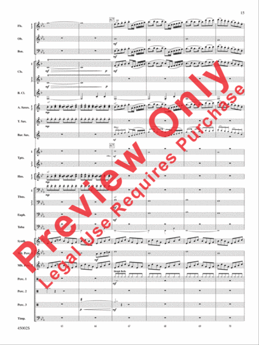 Winds of Change Concert Band scores gallery preview page 51