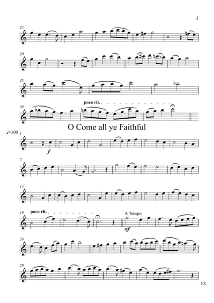 10 Christmas Carols for Alto,Alto,Tenor Saxophone and Piano image number null
