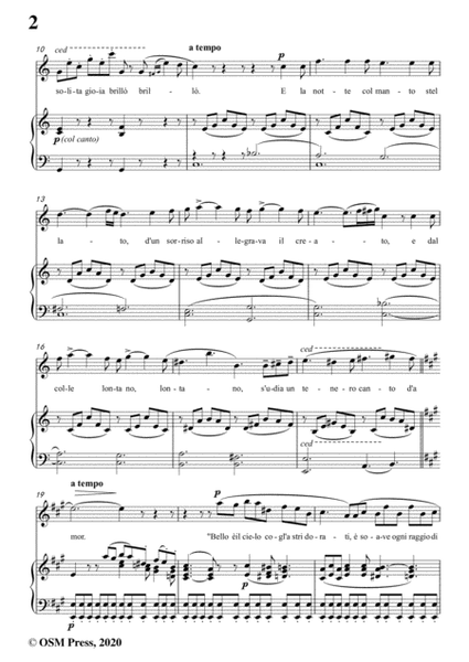 Donizetti-La Sultana,in a minor,for Voice and Piano