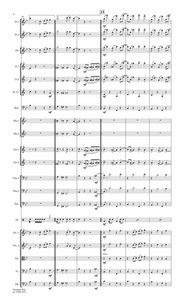 Pineapple Rag by Scott Joplin arr. for community orchestra image number null