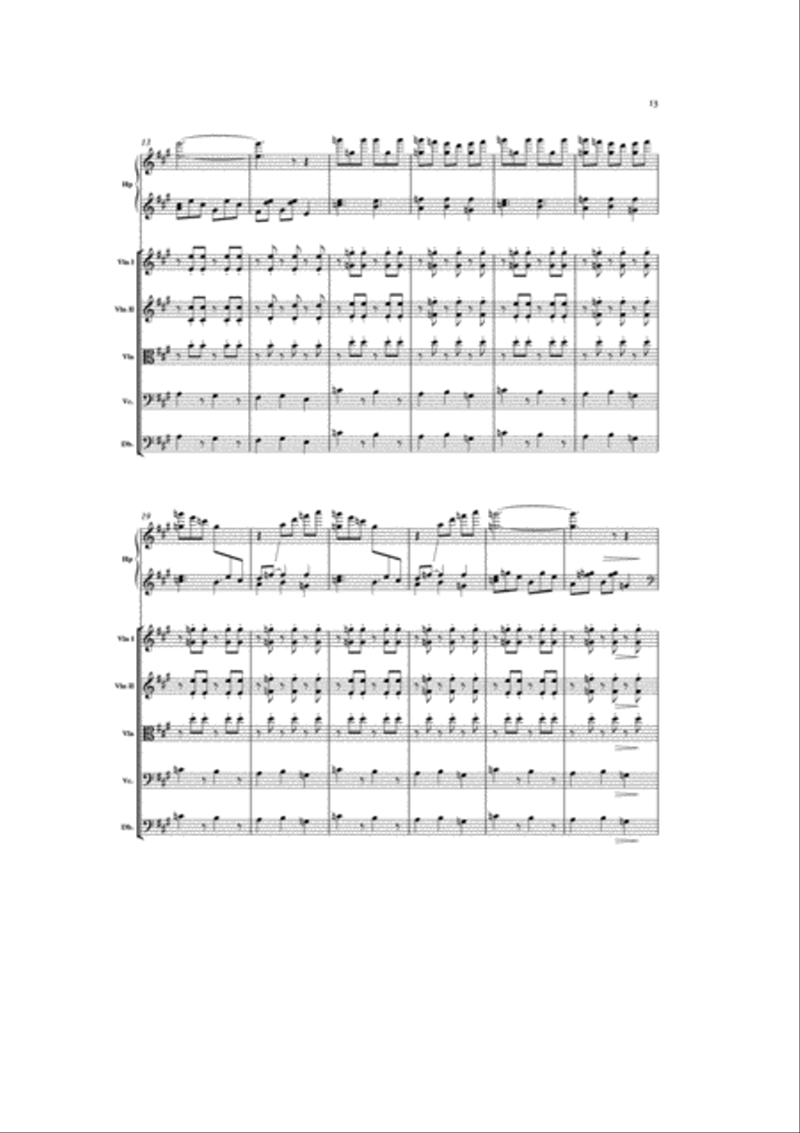Suite Lyrique Harp scores gallery preview page 12