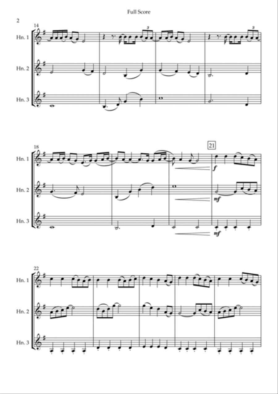 Build My Life Horn scores gallery preview page 2