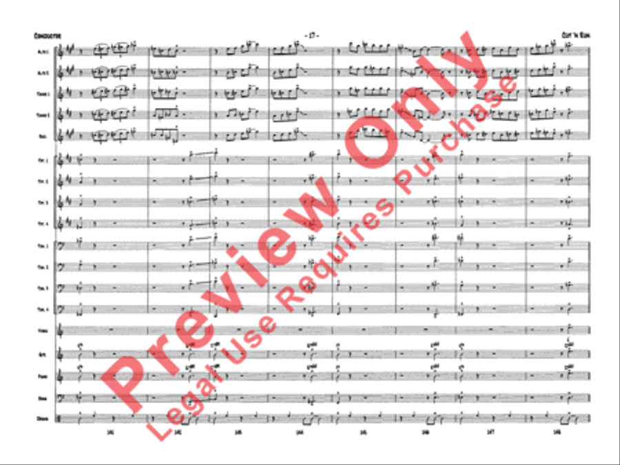 Cut 'n Run Jazz Ensemble scores gallery preview page 20