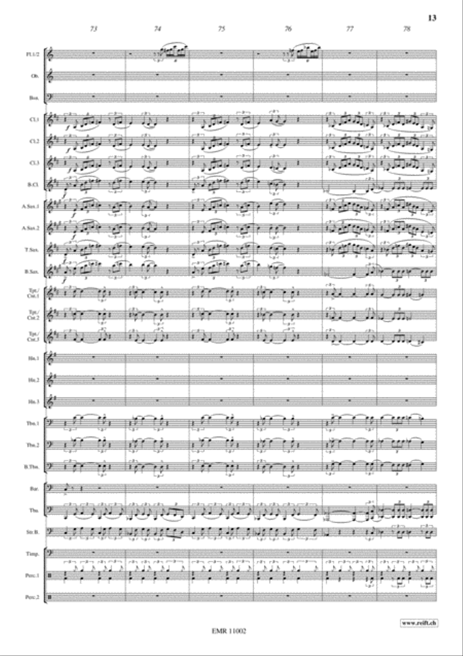 La Folie des Grandeurs La Folie des Grandeurs Concert Band scores gallery preview page 14