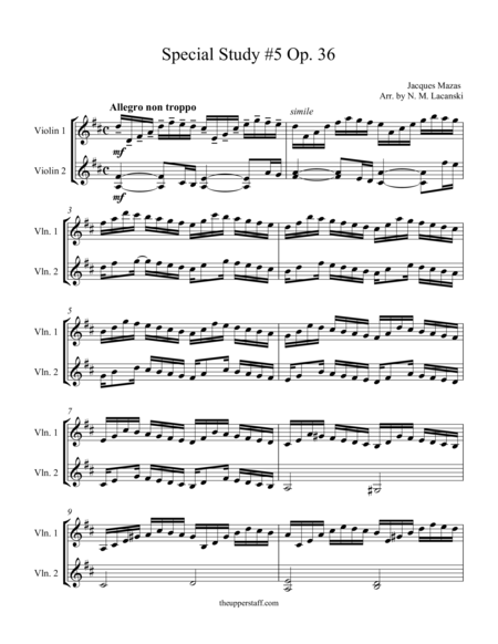 Etude #5 Op. 36 image number null