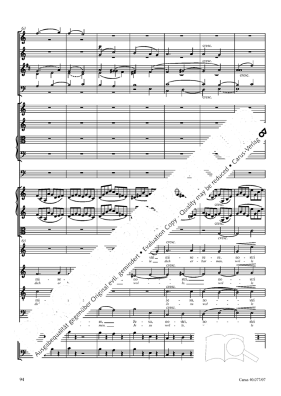 Lauda Sion 4-Part scores gallery preview page 107