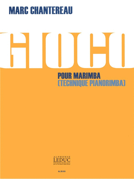 Gioco Pour Marimba (technique Pianorimba)