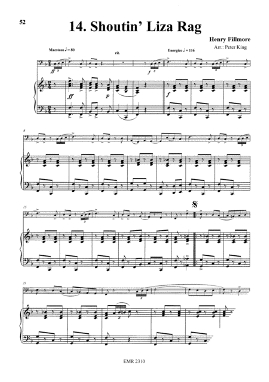 15 Rags Bass Trombone scores gallery preview page 16