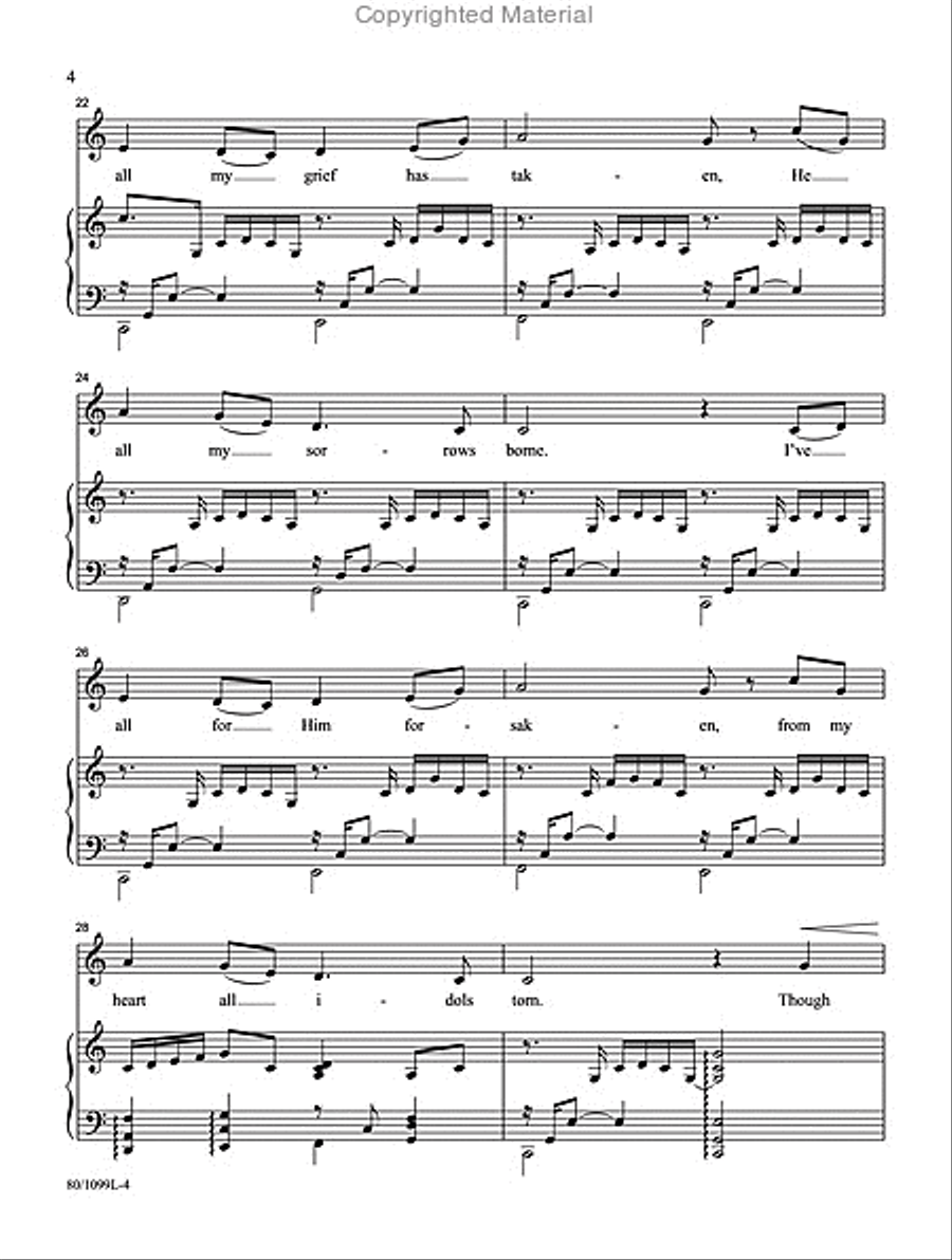 The Lily of the Valley The Lily of the Valley Medium Voice scores gallery preview page 4
