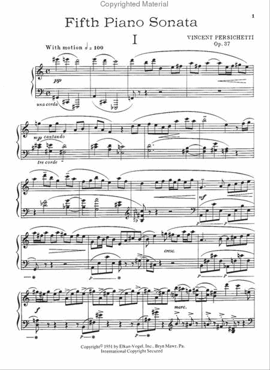 Fifth Piano Sonata Chamber Music scores gallery preview page 2
