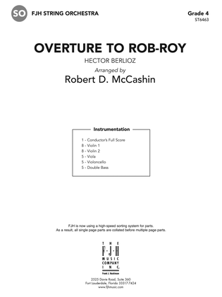 Overture to Rob-Roy: Score