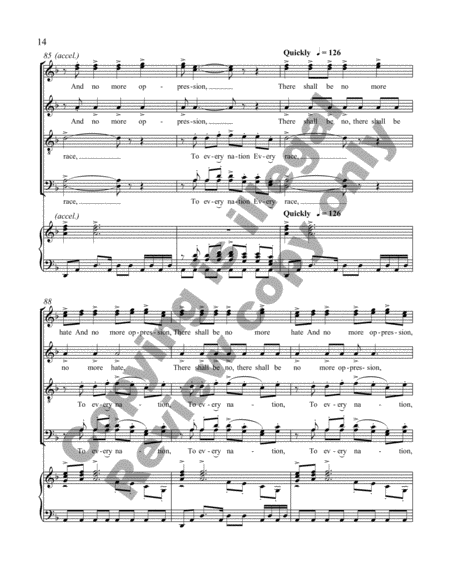 Tell the Earth to Shake (Choral Score) image number null