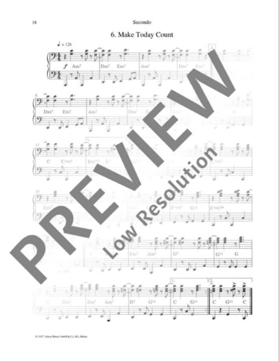 Just for Fun Piano Duet scores gallery preview page 19
